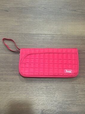 Lug | Quilted Tango wallet for travel wristlet pink everyday on the go purse
